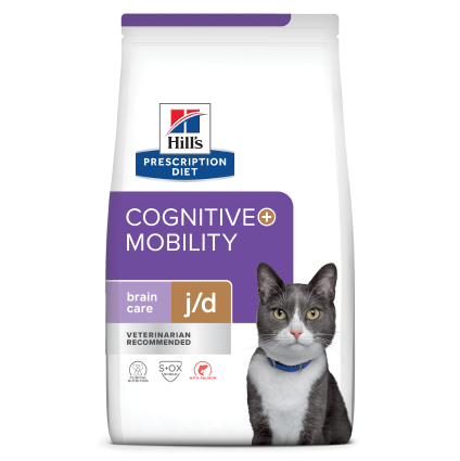 Hill's PD cat food for cognitive and issues mobility